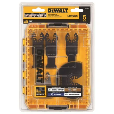 DeWalt DWA4216, accessory: Oscillating Blade Set (5-Piece)