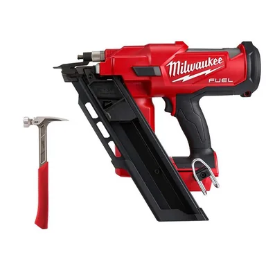 Milwaukee 2745-20-48-22-9022, bundle: M18 FUEL 3-1/2 in. 18-Volt 30-Degree Lithium-Ion Brushless Cordless Framing Nailer with 22oz Milled Face Framing Hammer