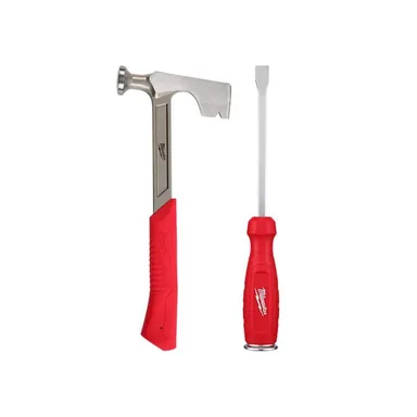 Milwaukee 48-22-9060-48-22-2859, bundle: 15 oz. Drywall Hammer with Demolition Screwdriver