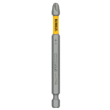 DeWalt DWAF3PH3-1H, accessory: MAXFIT ULTRA 3-1./2 in. Phillips 3 Steel Screwdriving Bit
