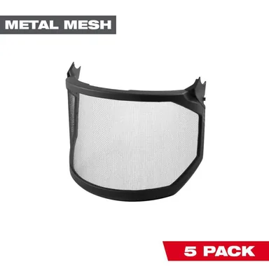 Milwaukee 48-73-1432, accessory: BOLT Full Face Metal Mesh Shield (Helmet and Hard Hat Mount) (5-Pack)
