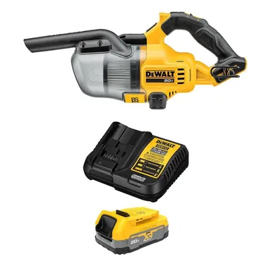 DeWalt DCV501HBWBP034C, bundle: Bagless 20V MAX Lithium-Ion Stick Cordless General Dirt Filter Handheld Vacuum with 20V MAX XR 1.7Ah Battery & Charger