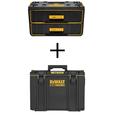 DeWalt DWST08320W08400, accessory: 21.8 in. Toughsystem 2.0 Tool Box and Toughsystem 2.0 22 in. Extra Large Tool Box