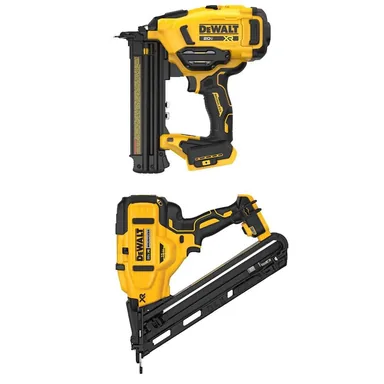 DeWalt DCN210BWDCN650B, bundle: 20V MAX XR 18-Gauge Cordless Brad Nailer and 20V MAX XR Cordless 15-Gauge Angled Finish Nailer (Tools Only)