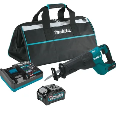 Makita GRJ01M1, kit: Makita GRJ01M1 40V max XGT Brushless Cordless Recipro Saw Kit (4.0Ah)