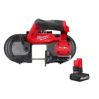 Milwaukee 2529-20-48-11-2450, bundle: M12 FUEL 12V Lithium-Ion Cordless Compact Band Saw with XC High Output 5.0 Ah Battery Pack