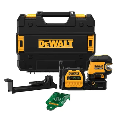 DeWalt DCLE34220GB, bare tool: 20V Max Cordless Green Cross-Line Laser Level (Tool Only)
