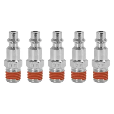 DeWalt DXCM036-0230, accessory: 1/4 in. MNPT Industrial Plugs, Includes: 5-Male Plugs