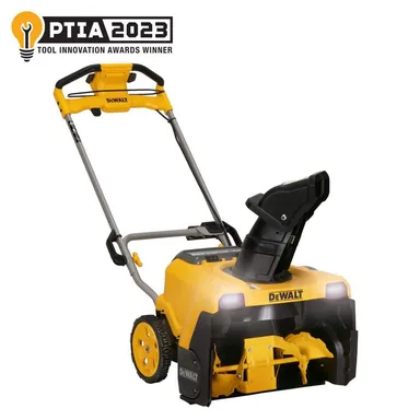 DeWalt DCSNP2142Y2, kit: 60-Volt MAX 21 in. Cordless Electric Single Stage Snow Blower with (2) 4.0 Ah FLEXVOLT Batteries and (2) Chargers