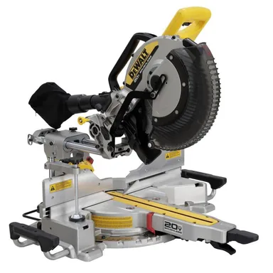 DeWalt DCS785B, bare tool: 20-Volt MAX XR 12 in. Cordless Double Bevel Miter Saw (Tool-only) (photograph from the Home Depot listing)