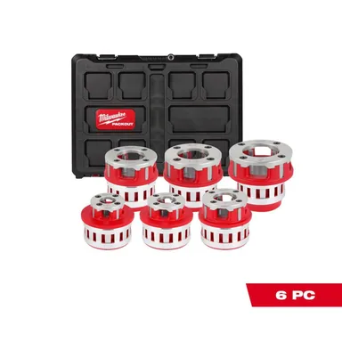 Milwaukee 48-36-1060, accessory: 1/2 in. - 2 in. High Speed NPT Forged Aluminum Die Head PACKOUT Kit