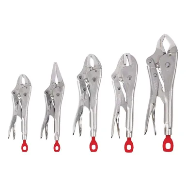 Milwaukee 48-22-3695, unpowered: Torque Lock Locking Pliers Kit (5-Piece)