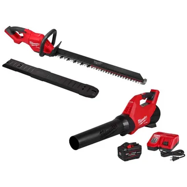Milwaukee 3034-20-3017-21HD, bundle: M18 FUEL 18V 30 in. Brushless Cordless Battery Powered Hedge Trimmer (Tool-Only)w/ M18 FUEL 120 MPH 500 CFM Blower Kit
