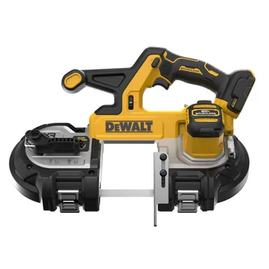 DeWalt DCS378B, bare tool: 20-Volt MAX 3-3/8 in. Cordless Brushless Bandsaw (Tool-Only) (photograph from the Home Depot listing)