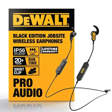 DeWalt 190 9935 DW3, unclassified: DW Jobsite Wireless Earphones