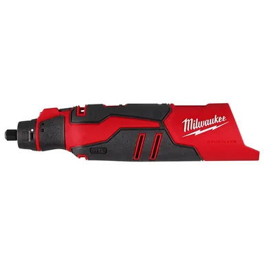 Milwaukee 2525-20, bare tool: M12 12V Lithium-Ion Cordless Brushless Rotary Tool (Tool-Only) (photograph from the Home Depot listing)