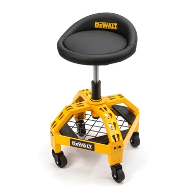 DeWalt DXSTAH025, accessory: 24 in. H x 16 in. W x 16 in. D Adjustable Shop Stool with Casters