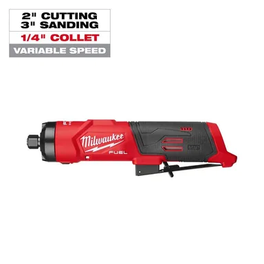 Milwaukee 3486-20, bare tool: M12 FUEL 12V Lithium-Ion Brushless Cordless 1/4 in. Straight Die Grinder (Tool Only)