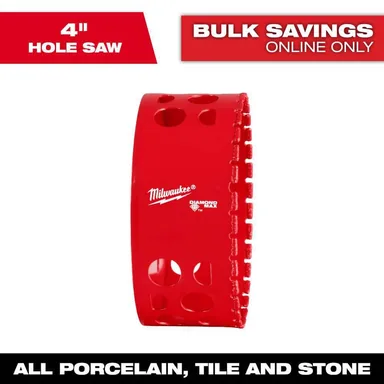 Milwaukee 49-56-5684, accessory: 4 in. Diamond Max Hole Saw