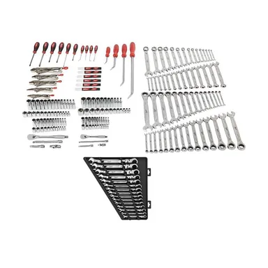 Milwaukee 48-22-9489-48-22-9513, bundle: Mechanics Tool Set with 144-Position Flex-Head Ratcheting Combination Wrench Set Metric (206-Piece)