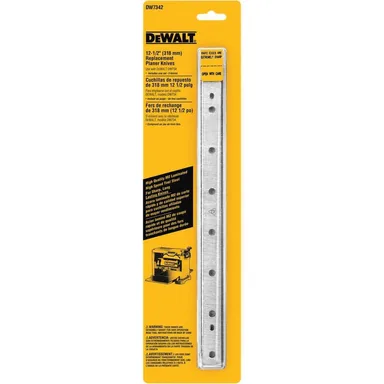 DeWalt DW7342, accessory: 12-1/2 in. Steel Disposable Reversible Planer Knives for Planers (3-Pack)
