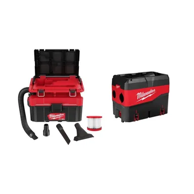 Milwaukee 0970-20-49-90-2200, bundle: M18 FUEL PACKOUT 18-Volt Lithium-Ion Cordless 2.5 Gal. Wet/Dry Vacuum with PACKOUT Compact Debri/Dust Separator