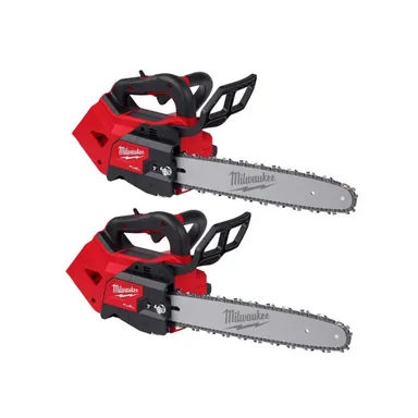 Milwaukee 2826-20T-2826-20T, bundle: M18 FUEL 14 in. 18-Volt Lithium-Ion Brushless Cordless Battery Top Handle Chainsaw (Tool Only) (2-Tool)