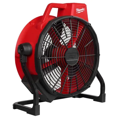 Milwaukee 0821-20, bare tool: M18 Brushless Cordless Hybrid 18 in. Variable Speed Fan (Tool Only) (photograph from the Home Depot listing)