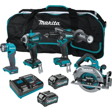 Makita GT400M1D1, bundle: Makita GT400M1D1 40V max XGT Brushless Cordless 4-Pc. Combo Kit (2.5Ah/4.0Ah)