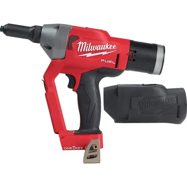 Milwaukee 2660-20-49-16-2660B, bundle: M18 FUEL ONE-KEY 18-Volt Lithium-Ion Cordless Rivet Tool with Protective Boot