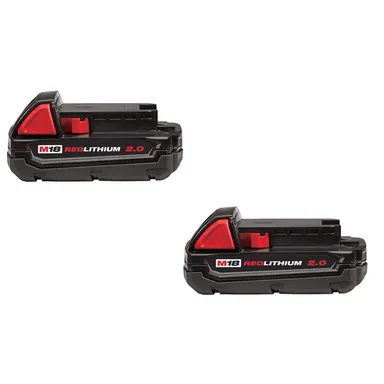 Milwaukee 48-11-1820-x2, accessory: M18 18-Volt Lithium-Ion Compact Battery Pack 2.0Ah (2-Pack)