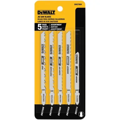 DeWalt DW3795H, accessory: T-Shank Jig Saw Blade Set (5-Piece)