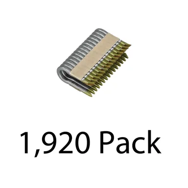 DeWalt DFS9150B1GX2, accessory: 1.5 in. x 9-Gauge Galvanized Barbed Paper Tape Fencing Staples 2 Boxes (960 per Box)