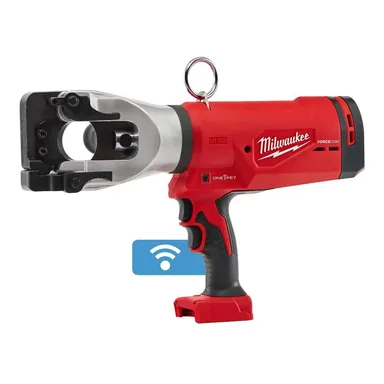 Milwaukee 2777-20, bare tool: M18 18V Lithium-Ion Cordless FORCE LOGIC 1590 ACSR Cable Cutter (Tool-Only) (photograph from the Home Depot listing)