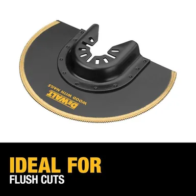DeWalt DWA4213, accessory: Titanium Nitride Coated Oscillating Flush Cut Blade