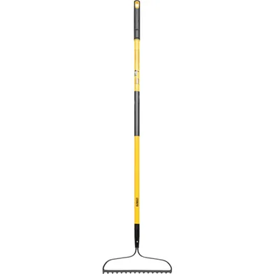 DeWalt DXLHA2606, unpowered: 60 in. Fiberglass Handle 16-Tine Bow Rake