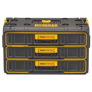 DeWalt DWST08330, accessory: Toughsystem 2.0, 12.3 in. W Tool Box 3-Drawer (photograph from the Home Depot listing)