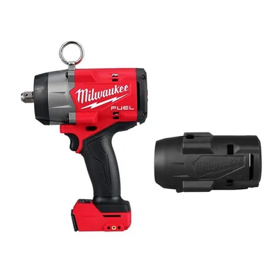 Milwaukee 2966-20-49-16-2966, bundle: M18 FUEL 18V Lithium-Ion Brushless Cordless High Torque 1/2 in. Impact Wrench w/Pin Detent w/Protective Boot