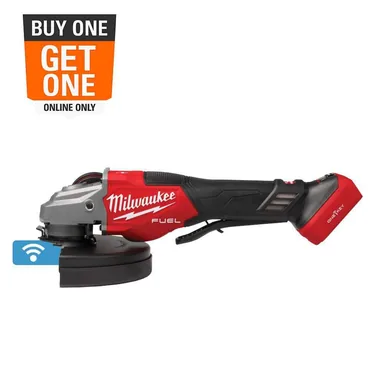 Milwaukee 3674-20, bare tool: M18 FUEL 18-Volt Lithium-Ion Brushless Cordless 7 in. Braking Grinder with Variable Speed and Paddle Switch (Tool-Only)