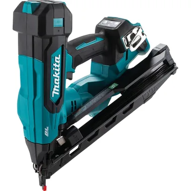 Makita XNB08Z, bare tool: Makita XNB08Z 18V LXT Brushless 2-1/2” Angled Finish Nailer, 15 Ga., Tool Only