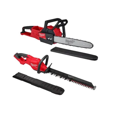 Milwaukee 2727-20-3033-20, bundle: M18 FUEL 18V 16 in. Brushless Cordless Battery Powered Chainsaw Kit w/ M18 FUEL 24 in. Hedge Trimmer