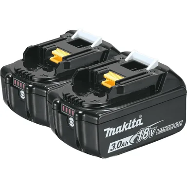Makita BL1830B-2, accessory: Makita BL1830B-2 18V LXT Lithium-Ion 3.0Ah Battery, 2/pk