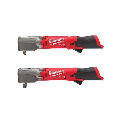 Milwaukee 2564-20-2565-20, bundle: M12 FUEL 12V Lithium-Ion Brushless Cordless 3/8 in. and 1/2 in. Right Angle Impact Wrenches Set (2-Tool)