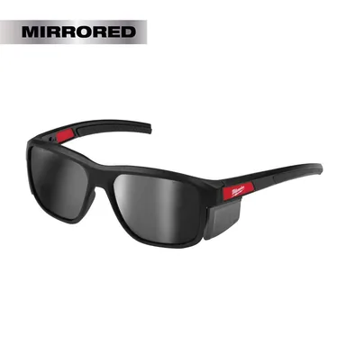 Milwaukee 48-73-2512, accessory: Full Frame Safety Glasses with Removable Side Shields-Silver Mirrored Anti-Scratch Lenses