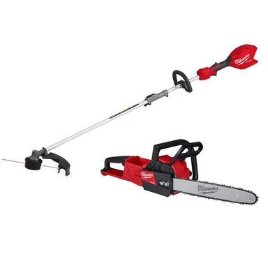 Milwaukee 3016-20ST-2727-20, bundle: M18 FUEL 18V 16 in. Brushless Cordless Battery Powered QUIK-LOK String Trimmer with M18 FUEL 16 in. Chainsaw (2-Tool)