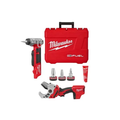 Milwaukee 2532-20-2470-20, bundle: M12 FUEL ProPEX Expansion Tool with 1/2 in. to 1 in. RAPID SEAL ProPEX Expander Heads & M12 PVC Pipe Shear