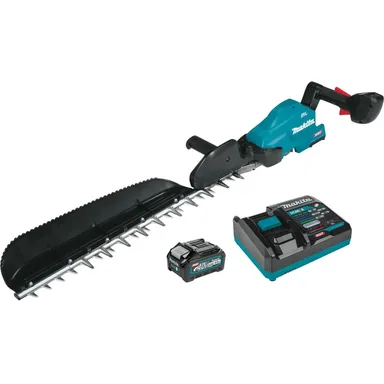 Makita GHU04M1, kit: Makita GHU04M1 40V max XGT Brushless Cordless 24" Single-Sided Hedge Trimmer Kit (4.0Ah)
