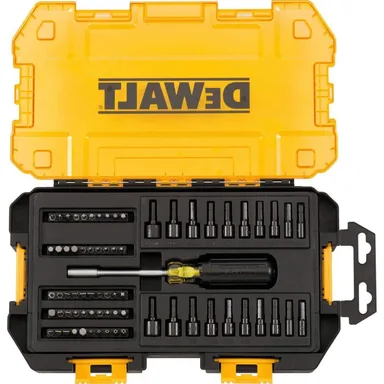 DeWalt DWMT73808, accessory: 1/4 in. Multi-Bit and Nut Driver Set (70-Piece)