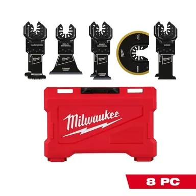 Milwaukee 49-10-9212, accessory: Oscillating Multi-Tool Blade Kit (8-Piece)
