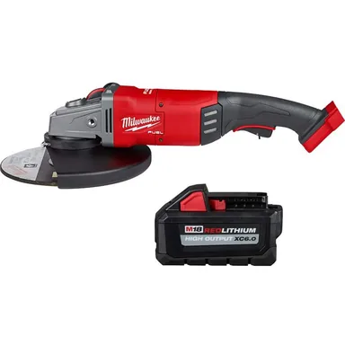 Milwaukee 2785-20-48-11-1865, bundle: M18 FUEL 18-Volt Lithium-Ion Brushless Cordless 7 in./9 in. Angle Grinder with 6.0 Ah Battery